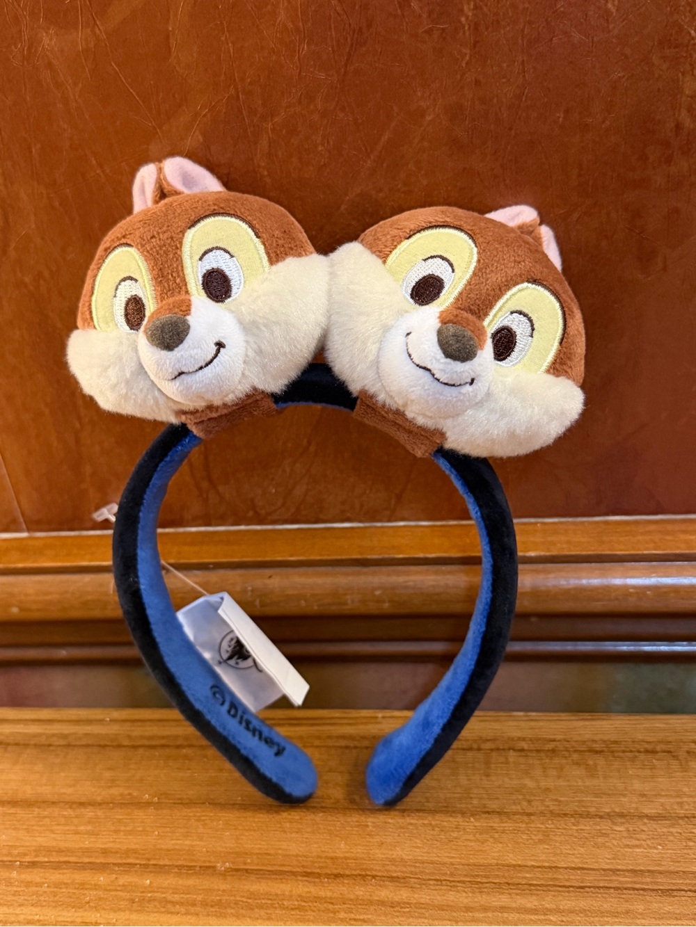 Disney Parks Create Your Own Headband Chip and Dale Plush Character Ears Set NEW